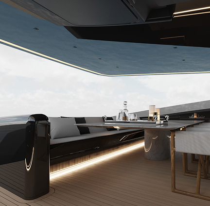 yacht in features